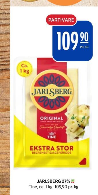 Rema 1000 Jarlsberg 27% tilbud