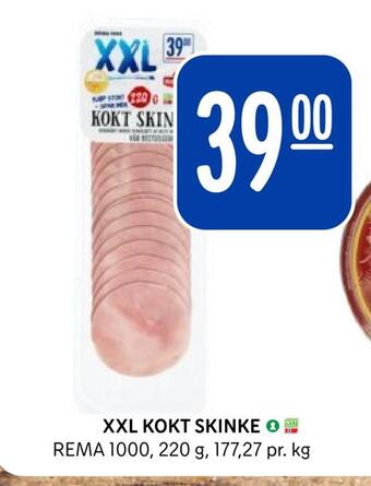 Rema 1000 Xxl kokt skinke tilbud