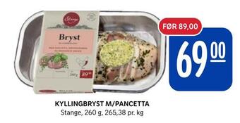 Rema 1000 Kyllingbryst m/pancetta tilbud