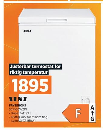 POWER Fryseboks tilbud