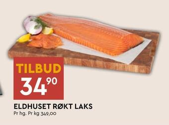 Coop Mega Eldhuset røkt laks tilbud