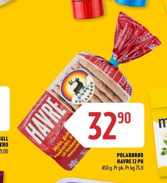 Coop Prix Polarbrød havre 12 pk tilbud