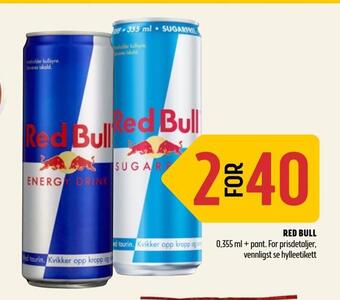 Coop Prix Red bull tilbud