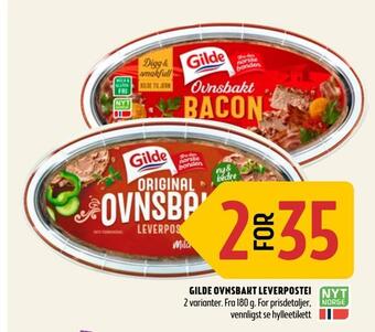 Coop Prix Gilde ovnsbakt leverpostei tilbud