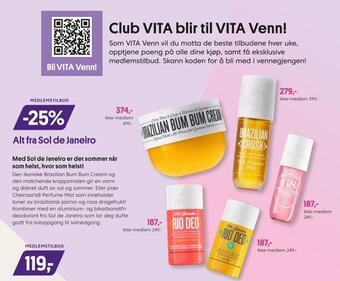 VITA Alt fra sol de janeiro tilbud