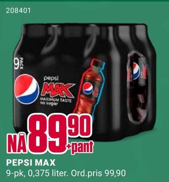 Europris Pepsi max tilbud