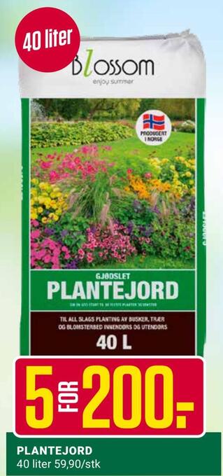 Europris Plantejord tilbud