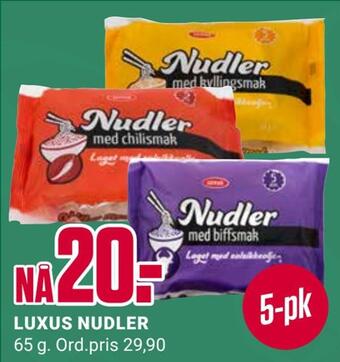 Europris Luxus nudler tilbud