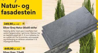 Right Price Tiles Silver grey natur 30x60 skifer tilbud