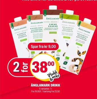 Coop Extra Änglamark Drikk tilbud