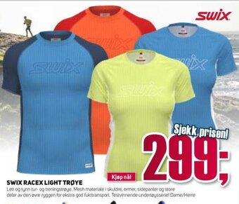 Sport 1 Swix Racex Light Trøye tilbud