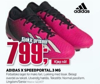 Sport 1 Adidas X Speedportal.3 MG tilbud
