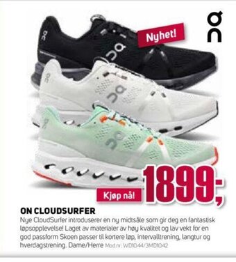 Sport 1 On Cloudsurfer tilbud