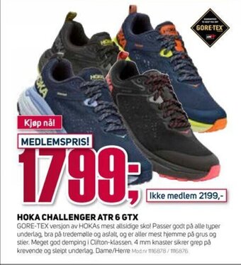 Sport 1 Hoka Challenger ATR 6 GTX tilbud