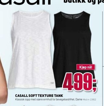 Sport 1 Casall Soft Texture Tank tilbud