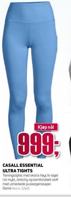 Sport 1 Casall Essential Ultra Tights tilbud