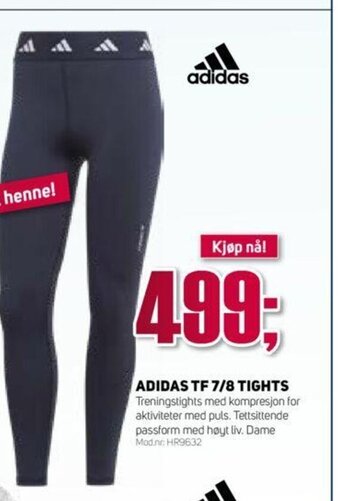 Sport 1 Adidas TF 7/8 Tights tilbud