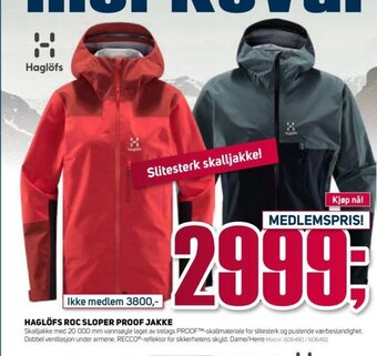 Sport 1 Haglöfs Roc Sloper Proof Jakke tilbud