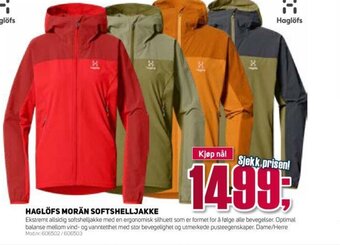 Sport 1 Haglöfs Morän Softshelljakke tilbud