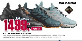 Sport 1 Salomon Supercross 4 GTX tilbud