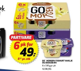 Bunnpris Go morgen yoghurt tilbud