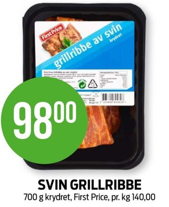 Kiwi First price ribbe tilbud