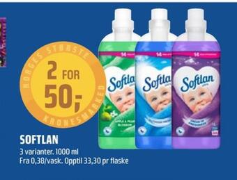 Coop Obs Softlan tøymykner tilbud
