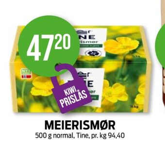 Kiwi Tine smør tilbud