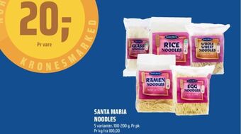 Coop Obs Santa maria nudler tilbud