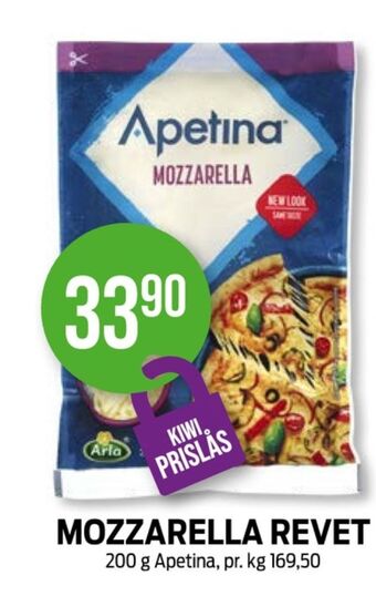 Kiwi Apetina revet ost tilbud