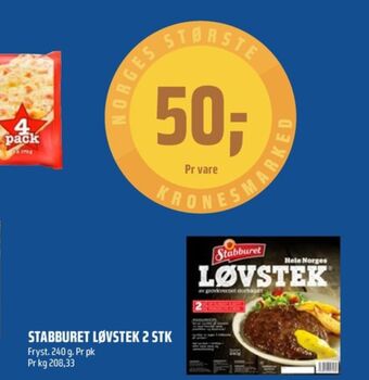 Coop Obs Stabburet hamburger tilbud