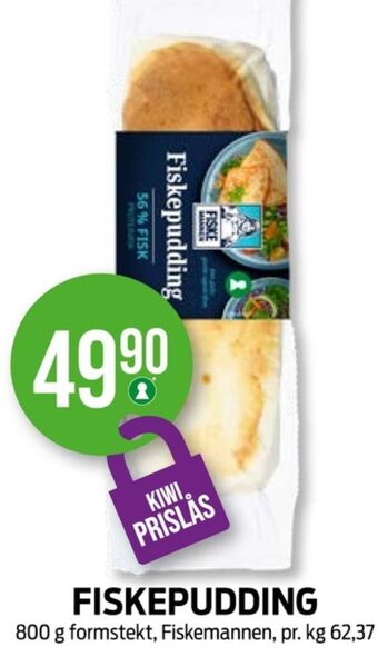 Kiwi Fiskemannen fiskepudding tilbud