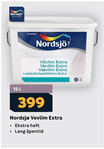 Megaflis Nordsjø vevlim extra tilbud