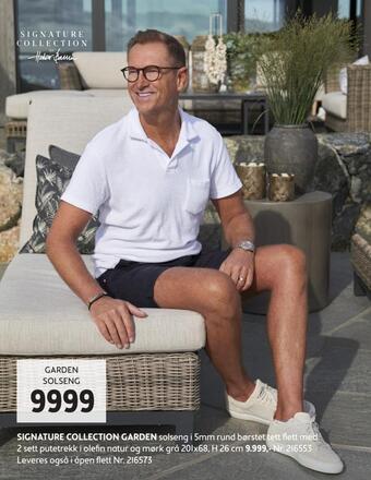 Bohus Signature collection garden solseng tilbud