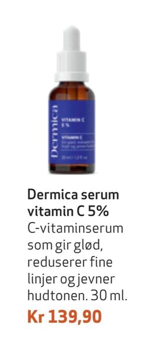 Apotek 1 Dermica serum vitamin c 5% tilbud