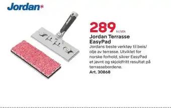 Byggmax Jordan terrasse easypad tilbud