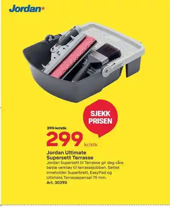 Byggmax Jordan ultimate supersett terrasse tilbud