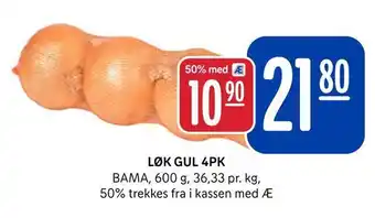 Rema 1000 Løk gul 4pk tilbud