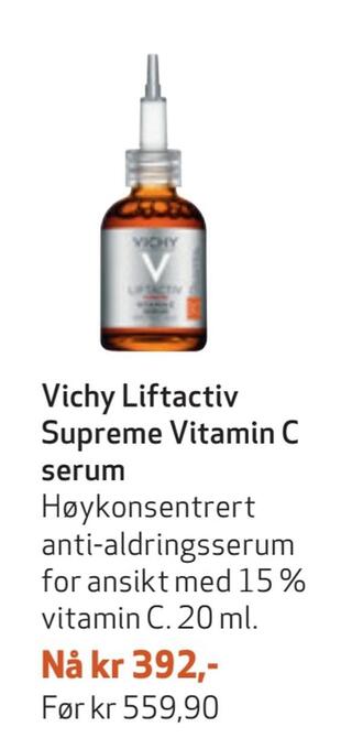 Apotek 1 Vichy liftactiv supreme vitamin c serum tilbud