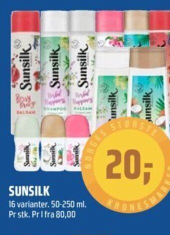 Coop Obs Sunsilk tilbud