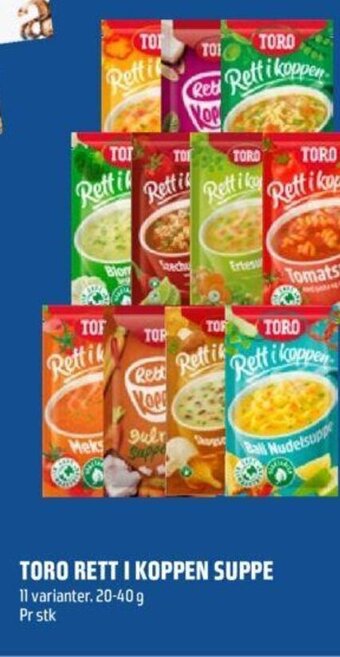 Coop Obs Toro Rett i Koppen Suppe tilbud
