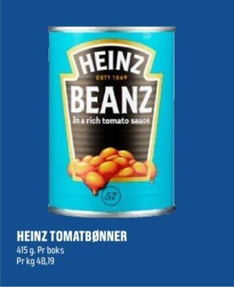 Coop Obs Heinz Tomatbønner tilbud