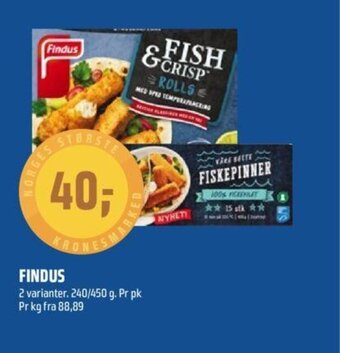 Coop Obs Findus tilbud