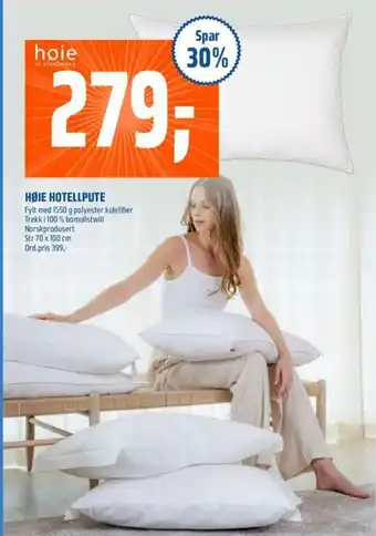 Coop Obs Høie Hotellpute tilbud