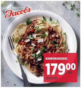 Jacobs Karbonadedeig tilbud