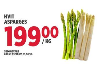 Jacobs Hvit asparges tilbud