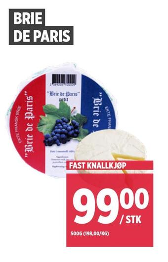 Jacobs Brie de paris tilbud