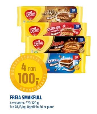 Coop Obs Freia smakfull tilbud