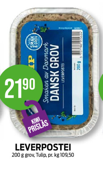 Kiwi Leverpostei tilbud