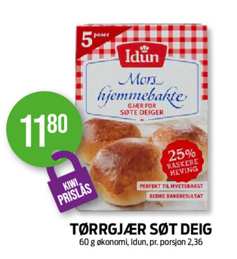 Kiwi Tørrgjær Søt Deig tilbud